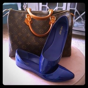 Nine West patent leather flats